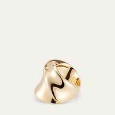 Dries Criel ring from the Flux Collection 18-karat yellow gold Made in Belgium Luxury Gold Signet Ring Fine Jewelry, Luxury Gold Plated Signet Ring, Luxury Adjustable Gold Signet Ring, Luxury Modernist Yellow Gold Signet Ring, Luxury Modernist Gold Rings, Sophie Buhai, Open Rings, Fine Rings, Open Ring