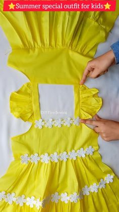 DIY Fine Sewing | Beautiful summer baby frock design for Eid . . . . . . . . . . . . . #reels #reelsinstagram #reelitfeelit #reelkarofeelkaro #reelsinstagram… | Instagram Baby Frok Designs Summer, Whats Trending Now Fashion, Baby Girl Frocks Summer, Summer Frocks For Kids, Baby Dresses Design, Frock Designs For Girl Kids, Sewing Kids Clothes Patterns, Baby Frocks Designs Summer, Baby Girls Frock Design