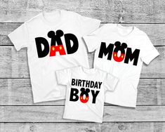 Birthday Group Shirts, Mickey Mouse Birthday Shirt, Baby Boss, Kids Birthday Shirts, Mickey Mouse Clubhouse Birthday, Mickey Mouse Shirts