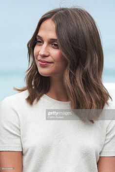 San Sebastian Film Festival, Alicia Vikander, Haircut Inspiration, Festival Hair, Hair Envy, San Sebastian, Grunge Hair, Shoulder Length Hair, Great Hair