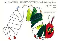 the very hungry caterpillar coloring book