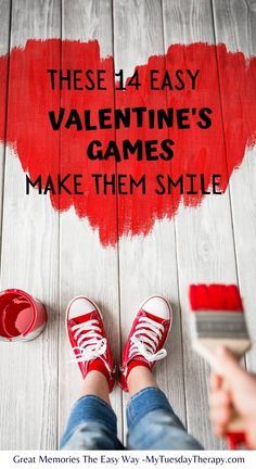 Valentine's Day Games for Kids. Fun Valentine's ideas for boys and girls. Great ideas for a Valentine's party at home or class room. Games for large groups. via @www.pinterest.com/mytuestherapy Kindergarten Valentine’s Day Games, Valentine Youth Group Games, Valentines Games For Kids Classroom Preschool, Valentines Day Group Activities, Valentines Party For Church Kids, Preschool Valentines Games Classroom