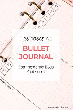 Encore un peu flou, cette idée de bullet journal ?Vous ne savez pas comment vous y prendre? Nous vous expliquons les bases du bullet journal. E-book, Make Your, Make It Yourself