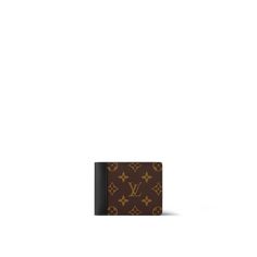 LOUIS VUITTON® - Multiple Wallet - Monogram Luxury Wallet In Monogram Canvas, Designer Black Wallet In Monogram Canvas, Black Monogram Canvas Wallet For Everyday Use, Luxury Wallets With Engraved Logo For Everyday Use, Luxury Leather Wallets With Logo, Luxury Wallets With Engraved Logo, Elegant Bifold Wallet With Logo, Black Monogram Canvas Wallet, Designer Business Wallet With Logo