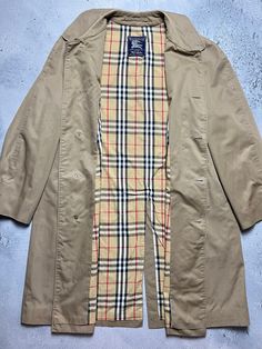 Vintage Burberry Nova Check Trench Coat Rare Casual 60s 70s Size Men's / US XL / EU 56 / 4 Color Beige Condition Gently Used Vintage Burberry Biege Nova Check Trench Coat Vintage Authentic Terylene 60s 67% Polyester, 33% Cotton Model 1965 year high quality piece, amazing fit In my opinion like man L/XL The material is pleasant to the body. In a good condition. Fast sending! Condition : 9/10 Chest - 66 cm Length - 104 cm Sleeve length from neck - 81 cm Sleeve length from armpit - 45 cm - ALL ITEM Trench Coat Vintage, Bullet Bike Royal Enfield, Bullet Bike, Burberry Trench, Burberry Trench Coat, Coat Vintage, Vintage Burberry, Royal Enfield, In My Opinion