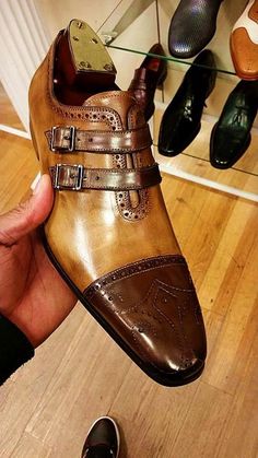 Monk Shoes, Brogues Style, Double Monk Strap, Gentleman Shoes, Simple Shoes, Leather Shoes Men, Shoes Leather, Brown Shoe, Mens Fashion Shoes