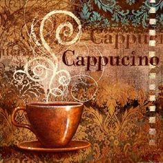 Coffee 2 Cappucino Poster Print by Viv Eisner-VARPDXVIV07 Image 1 Bar Pics, Stock Paper, Fine Arts Posters, Oil Paintings, Coffee Bar, Paper Stock, Art Poster, Fine Art Print, Posters Art Prints