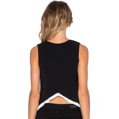 A.L.C. Cutaway Hem Contrast Tank In Black Size 8 Msrp $295 Brand New With Tags Soft Silk Peeks From The Angular, Cutaway Back Hem Of This Elegant A.L.C. Tank, Lending A Layered Element To The Simple Sleeveless V Neck Profile. That Silver Lining That You Were Seeking? Here It Is Fabrication: Soft Crepe / Silk Gauze Underlayer: 100% Silk Approximate Measurements: Length: 21” Black Sleeveless Top For Layering, Chic Sleeveless Tops For Layering, Sleeveless Crop Top For Layering, White Sleeveless Crop Top For Layering, Bubblegum Witch, Denim Tank, Silk Sleeveless Top, Rib Knit Top, Black Sleeveless Top