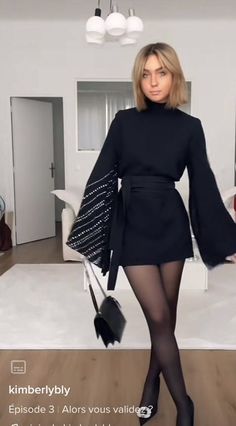 Office Cocktail Dress, Office Holiday Outfit, Party Dress With Stockings Outfit, Winter Cocktail Outfit Wedding, Wedding Guest Outfit Short Women, Classy Outfits For Short Women Chic, Outfit Winter Wedding Guest, Wedding Outfits Guest Winter, Winter Cocktail Outfit Classy