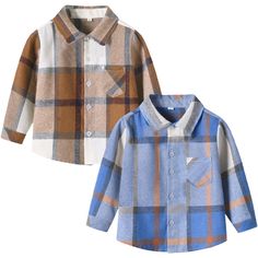 PRICES MAY VARY. Material:Boys long sleeve shirts made of 90% cotton,lightweight and breathable,less wrinkles and easy care,makes children move body easier. Shirt Feature:Boys button up shirts with single chest pocket.Boy dress shirt is designed with a neat,tailored fit for a flattering,comfortable to wear and no any harm to your baby's skin. Design:Boys plaid shirts,long-sleeve collared dress shirt,classic plaid pattern,turn down collar,boy's casual button up shirts pairs perfectly with shorts Kids Fall Clothes, Kids Fall Outfits, Boys Plaid Shirt, Boy Dress, Long Sleeve Collared Dress, Collared Shirts, Boys Long Sleeve Shirts, Skin Design, Plaid Shirts