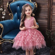 Kids Formal, Princess Silhouette, Casual Work Dresses, Kids Activewear, 파티 드레스, Princess Kids, Kids Dresses, Design Girl, Dresses Floral