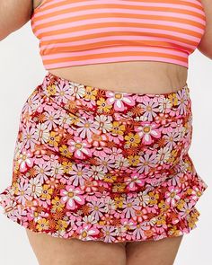 Our Ultra-high waist skirt has a 2 inch band at the waist for extra comfort, and a faux wrap in front. Bottoms are built-in so you can pull this on for the tennis courts or the waves. Sure to be your next favorite! Available in XXS-4X. Modest Swim, Comfortable Skirts, Tennis Courts, High Waist Skirt, Fashion Wishlist, Swim Skirt, Front Bottoms, Feminine Design, Swim Suit Bottoms