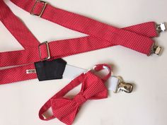 Suspenders for baby boys + Bow tie