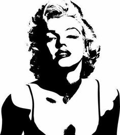 marilyn monroe in black and white art print