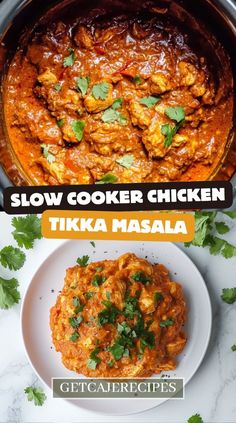 slow cooker chicken tikka masala is an easy and delicious recipe to make at home