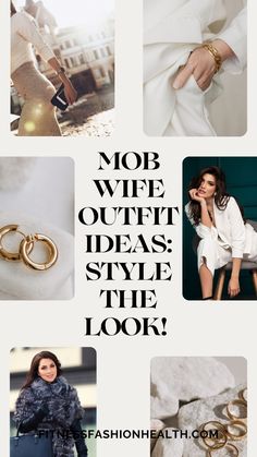 a collage of photos with the words nob wife outfit ideas style the look