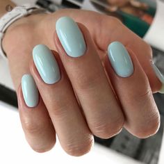 Pale Nails, Gel Manicures, Classy Nails, Fancy Nails, Green Nails, Amelie, Blue Nails, Trendy Nails