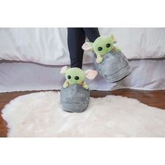 Relax after a long day hunting the galaxy in search of your latest bounty in these Star Wars The Mandalorian The Child 3D Plush Slippers. Based on the adorable character from the Disney+ series referred to by fans as Baby Yoda, these slippers cuddle your feet just like you wanna cuddle The Child. They're perfect for your next Mandalorian marathon or watch party. Size: 12.  Color: Green.  Gender: female.  Age Group: kids. The Razor Crest, Razor Crest, Comfy House, Star Wars Fashion, Star Wars Wedding, Comfy Slippers, Star Wars Costumes, Plush Slippers, Disney Boys