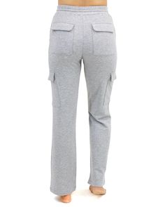 Grey Straight Leg Cargo Sweatpants We didn’t invent the grey sweatpant - we just made it better! Soft, stretchy, and irresistibly comfy, the new Signature Soft Straight Leg Cargo Sweatpants keep you perfectly cozy this season and beyond! These grey sweatpants feature your favorite not-too-thick Signature Soft fabric for that gotta-have-it soft feel you love with trendy cargo pocket styling! Why you’ll love it: Our famously cozy, stretchy, Signature Soft material in a straight leg mid-heathered g Gray Cargo Loungewear Bottoms, Gray Cargo Bottoms For Loungewear, Gray Stretch Sweatpants With Side Pockets, Gray Loungewear Bottoms With Cargo Pockets, Gray Stretch Cargo Pants With Side Pockets, Fitted Gray Joggers With Pockets, Sporty Gray Sweatpants With Cargo Pockets, Stretch Sweatpants With Cargo Pockets For Loungewear, Stretch Cargo Sweatpants For Loungewear