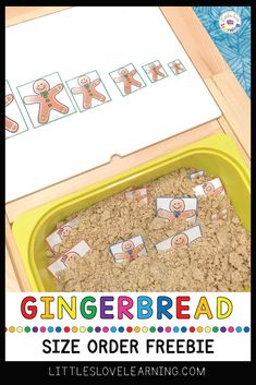 gingerbread word sort and matching activity for kids to practice sight words in their own language