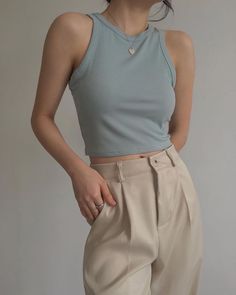 Thrifting Style, Contemporary Loft, Korean Casual Outfits, Mode Casual, Mode Inspo, Suit Pants, 가을 패션, 여자 패션, Casual Style Outfits