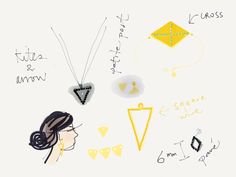 Diamonds and Kites #sketchbook Bead Charms, Jewelry Inspiration, Jewelry Collection, Sketch Book, Fashion Jewelry, Jewelry Design, Design