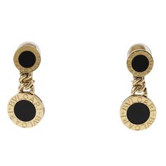 Used Bvlgari Bulgari Earrings K18 Yellow Gold X Onyx Approx. 16.3g Women's (Sku: Gzl12dbg) === General === Brand : Bvlgari Line : Bvlgari Bvlgari Country Of Origin : Italy === Design === Type : Drop Earrings Gender : Women Material : Yellow Gold (18k) Stone : Onyx === Size === Size (Hxwxd) : 29.00mm X 13.00mm / 1.14'' X 0.51'' Weight : 16.3g / 0.57oz. === Included Items === Accessories : Box Accessories Notice : Before Purchasing, Please Refer To The Images Of The Accessories Included With The I Bulgari Earrings, Bvlgari Jewelry, Ring Accessories, Ear Ring, Italy Design, Box Accessories, Accessories Box, Balenciaga Designer, Accessories Rings