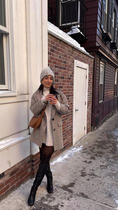 Nyc Winter Outfits, New York Outfit, Nyc Fits, Ny Outfits, Nyc Outfits, New York Outfits, New York Winter, Europe Outfits, Winter Fashion Outfits Casual