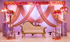 Colorful Reception, Engagement Stage, Sangeet Decor