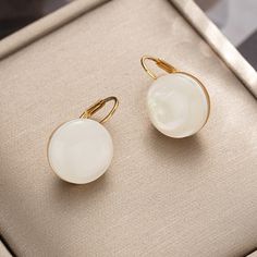 Sku CY-!124358 Material Copper Feature Electroplate Occasion Casual, Party Seasons Spring Type Earrings Color White, Black Earrings White, Earrings Collection, Circle Earrings, Earrings Color, Casual Party, Wardrobe Essentials, Unique Style, White Black, Color White