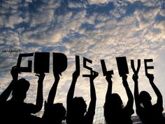 silhouettes of people holding up signs with the words epileve in front of them