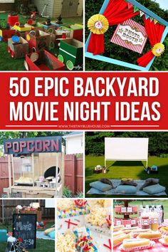 Outdoor Movie Night Ideas, Movie Night Fundraiser, Movie Night Ideas