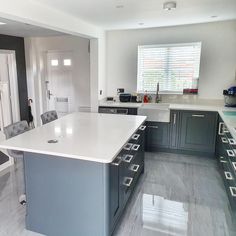 the kitchen is clean and ready for us to use in its new owner's home