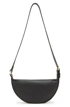 Like a first-quarter moon, this leather crossbody bag with adjustable shoulder strap lends a subtle glow to any outfit. Leather Imported Allsaints Shoulder Bag With Detachable Strap For Everyday Use, Allsaints Shoulder Bag With Adjustable Strap For Everyday, Allsaints Crossbody Shoulder Bag, Allsaints Casual Shoulder Bag With Adjustable Strap, Allsaints Chic Shoulder Bag With Adjustable Strap, Chic Allsaints Shoulder Bag With Adjustable Strap, Allsaints Crossbody Travel Shoulder Bag, Allsaints Crossbody Shoulder Bag For Travel, Allsaints Crossbody Shoulder Bag For Everyday Use