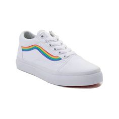 Ny Shopping, Best Vans, Rainbow Vans, Custom Vans Shoes, Pride Shoes, Tenis Vans, Vans Outfit, Vans Store, Rainbow Shoes