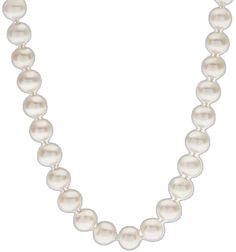 Classic Single Strand Pearl Necklace, Classic Single Strand Round Pearl Necklace, Classic Round Pearl Drop Necklace, Classic Pearl Necklace With Sterling Silver Clasp, Classic Round Pearl Necklace With Pendant, Classic Round Pearl White Necklace, Cultured Pearl Necklace, Freshwater Cultured Pearls, 7 And 7