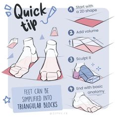 instructions for how to fold an origami - style paper airplane with feet and ankles