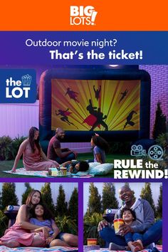 an advertisement for the movie that's the ticket, featuring two people sitting on a blanket