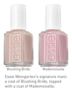 Essie Tying The Knot, Essie Blushing Bride, Essie Madamemoiselle, Sheer Nails, Gel Nails At Home, Blushing Bride