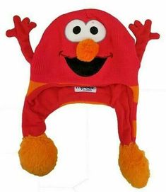 Elmo Flipeez SQUEEZE CHANGING Hat NEW with TAGS Sesame Street Elmo, Black Aesthetic Wallpaper, Cool Hats, Kids Hats, Sesame Street, Black Aesthetic, Warm Winter, Travel Pillow, Dinosaur Stuffed Animal