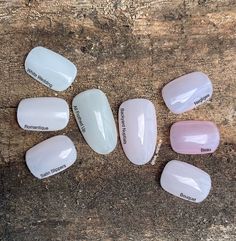 Pastel Blue Nails, Light Colored Nails, Nail Shades