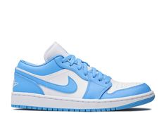 Air Jordan 1 Low - Air Jordan - AO9944 441 - university blue/white | Flight Club Air Jordan 1 Low Blue, Michael Jordan College, Jordan 1 Low Blue, Air Jordan 1 Low Unc, Jordan 1 Low Unc, Jordan Low, Fitness Style, Blue Jordans, Nike Air Jordan 1 Low