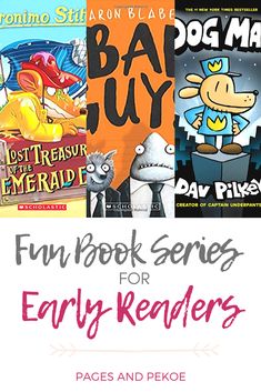 children's books with the title fun book series for early readers pages and peko