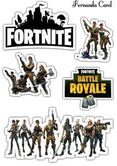 Fortnite Toppers para Tartas, Tortas, Pasteles, Bizcochos o Cakes para Imprimir Gratis. - Oh My Fiesta! Friki Printable Cake Topper Templates, Fortnite Stickers, Printable Cake Toppers, Printable Coloring Masks, Printable Cake Topper, Candy Bar Labels, Avengers Party, Birthday Cake Topper Printable, Birthday Party Printables