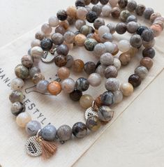 This protection bracelet for women is designed to be a source of comfort and support on your mental health journey. Made with soothing Agate gemstones, it carries a protective energy that helps you feel more balanced and secure, blocking negative energy. Let it serve as a gentle reminder to take care of yourself, to breathe through the tough moments, and to hold space for your own healing. It's not just about protection--it's about embracing your strength and honoring your path toward peace and well-being. - Free Shipping! -Each bracelet is individually packaged in a gift box with gemstone description card and travel bag -Don't see your size? Send me a message, lets work to get your custom fit! 💎 Gemstones Properties  Agate is a deeply nurturing stone, offering a gentle embrace when life Agate Natural Stone Bracelets For Meditation, Everyday Spiritual Agate Bracelets, Agate Bracelets With Natural Stones For Meditation, Agate Healing Bracelet For Meditation, Adjustable Agate Beaded Bracelets In Holistic Style, Holistic Agate Bracelet For Meditation, Adjustable Agate Beaded Bracelets, Earthy Agate Beaded Bracelets For Healing, Holistic Agate Beaded Bracelets For Healing