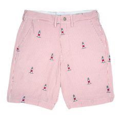 These shorts will take you everywhere, straight from the golf course to the boat, to a summer soirée. Match your family or friends in these shorts made for the Dads and the Chads. You will want to collect them all! Designed on Nantucket 8" inseam Plain front Button closure, zip fly Tailored fit Imported Fabric Made in the Dominican Republic Cotton Bermuda Swim Trunks For Summer, Summer Bermuda Cotton Swim Trunks, Preppy Cotton Beach Shorts, Preppy Cotton Vacation Bottoms, Preppy Cotton Bottoms For Vacation, Preppy Cotton Shorts For Beach, Preppy Cotton Shorts For The Beach, Nantucket Island, Seersucker Shorts