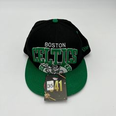 About this item Condition: Used: Seller Notes: Pre-owned item in good condition” Brand: New Era Cap is a brand with an authentic sports heritage with Variety of Caps/Hats Size: adjustable Color: Multi-Color Product: Cap, Hat Team: Boston Celtics professional basketball team based out in Boston Gender: Men Basketball Team, New Era Cap, Basketball Teams, Boston Celtics, In Boston, Hat Sizes, New Era, Caps Hats, Nba