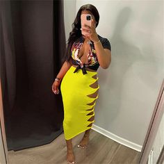 Bodycon Maxi Skirt, Long Skirt Fashion, Girls Black Dress, Orange Skirt, Yellow Skirt, Half Skirt, Women Skirts Midi, Types Of Skirts, Skirt Fashion