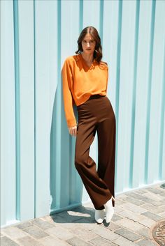 Ready your autumnal wardrobe for a seasonal transition with Loulou Studio’s cashmere sweater and wide-leg pants in a sumptuous chocolate shade. Discover more fall pieces from Saks. Closet Refresh, Fall Closet, Loulou Studio, Studio S, Cashmere Sweater, Cashmere Sweaters, Leg Pants, Wide Leg Pants, Mom Jeans