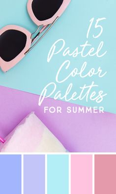 pastel color palettes for summer